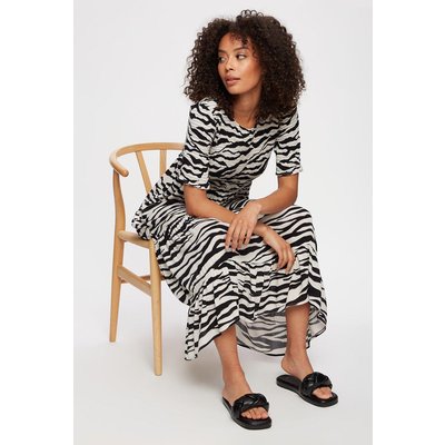 Zebra Midi Dress