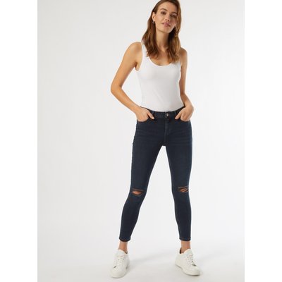 Blue Black Regular Ripped Darcy Skinny Jeans