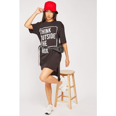 Logo Print T-Shirt Dress