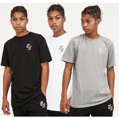 Junior Signature 3 Pack Logo T-Shirts