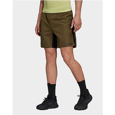 adidas TERREX Primeblue Trail Running Shorts - Herren, Focus Olive