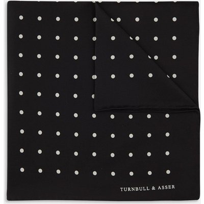 Black Spot Silk Pocket Square