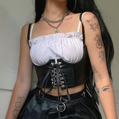 Lace-Up Body Harness Belt