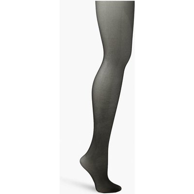 Womens Plus 15 Denier Shaper Tights - Black - One Size, Black