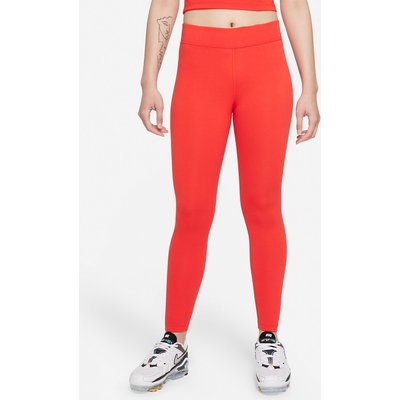 Sportswear Cropped Leggings in Cotton Mix, Mid-Rise