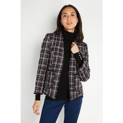 Ink Check Short Jacket