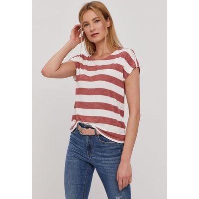 Vero Moda T-shirt damski kolor różowy