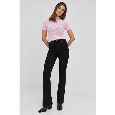 Twinset Jeansy damskie high waist