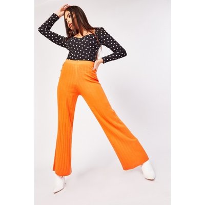 Rib Knit Elasticated Trousers