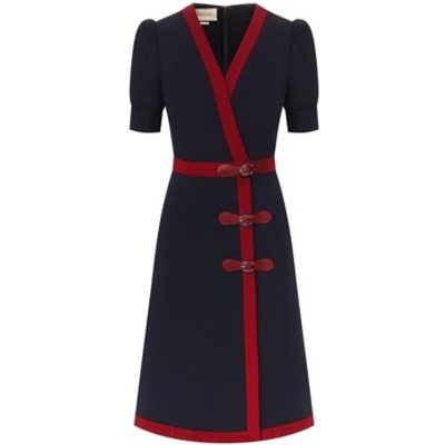 Gucci  Fitted Navy  Dress  women's  in Blue