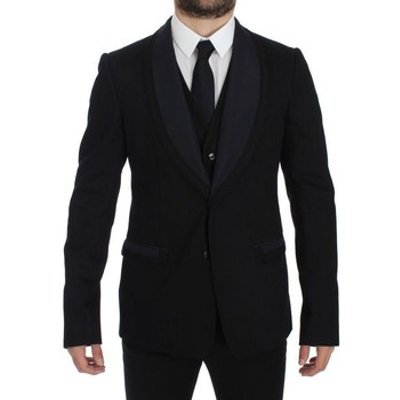 D&amp;G  Torero Slim Fit Stretch Blazer  men's Jacket in Black