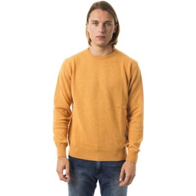 Uominitaliani  M A N D A R. Sweater  men's Sweater in Orange