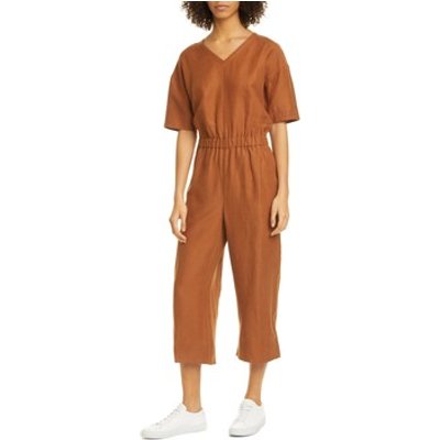 Eileen Fisher  Women's Jumpsuit  Large L Comfort Waist  women's Jumpsuit in Brown