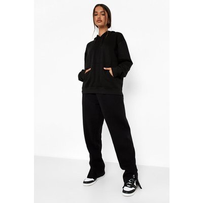 Womens Spit Hem Jogger - Black - M, Black