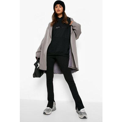 Womens Dsgn Studio Hoodie And Split Hem Legging Set - Black - 12, Black