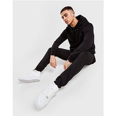 Sustainable McKenzie Essential Overhead Fleece Tracksuit, Black