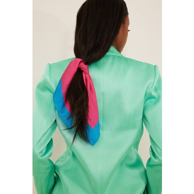 NA-KD Accessories Colorblock Satin Scarf - Multicolor