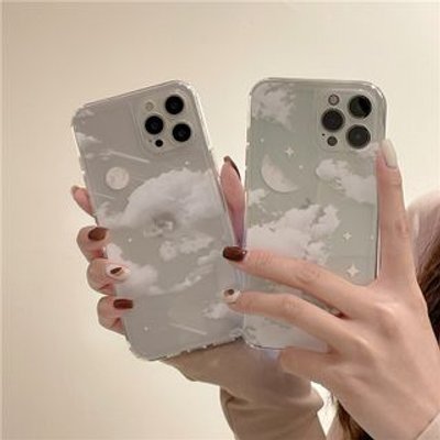 Cloud Transparent Phone Case - iPhone 13 Pro Max / 13 Pro / 13 / 13 mini / 12 Pro Max / 12 Pro / 12 / 12 mini / 11 Pro Max / 11 Pro / 11 / SE / XS Max / XS / XR / X / SE 2 / 8 / 8 Plus / 7 / 7 Plus