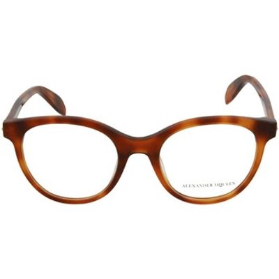 McQ Alexander McQueen  Round Acetate Optical Glasses  women's  in Brown