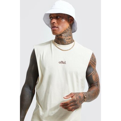 Mens White Essential Bucket Hat, White