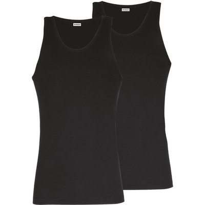 Pack of 2 Héritage Vest Tops in Cotton