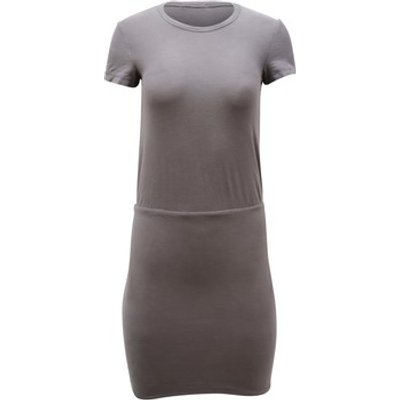 James Perse  Jersey Blouson Dress In Grey Cotton  women's  in Grey