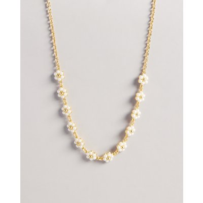 Ted Baker Daisy Pearl Necklace in Gold Colour DARLAHA, Women's Accessories