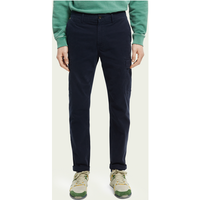 Scotch & Soda Pantalon cargo Stuart regular slim-fit en coton bio