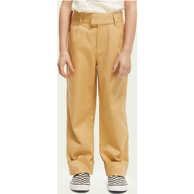 Scotch & Soda Chino high-rise straight-fit en coton bio