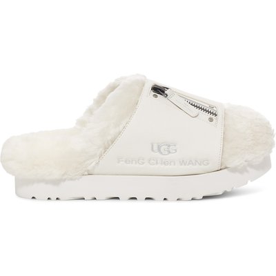 Ugg X Feng Chen Wang Slide in White, Size W5 / M4