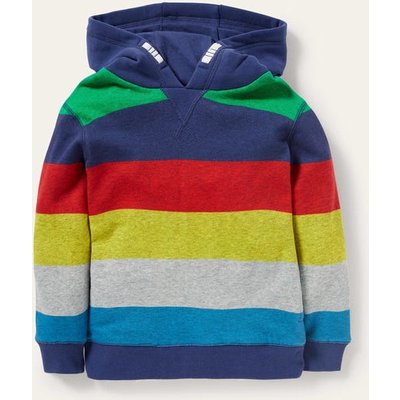 Rainbow Stripe Hoodie Rainbow Boys Boden