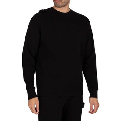 Ma.strum  Core Crew Sweatshirt  men's Sweater in Black