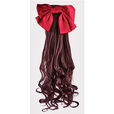 Bow Detail Faux Hair Extensions