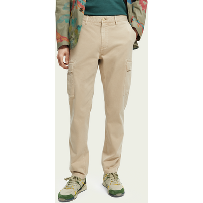 Scotch & Soda Pantalon cargo Stuart regular slim-fit en coton bio