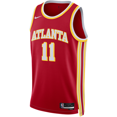 Atlanta Hawks Icon Edition 2022/23 Nike Dri-FIT NBA Swingman Jersey - Red