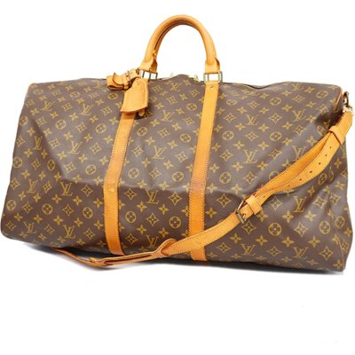 Louis Vuitton Monogram Keepall Bandouliere 60 M41412 Men,Women Boston Bag, Gold