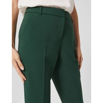 Hobbs Womens Tapered Trousers - 10 - Green, Green