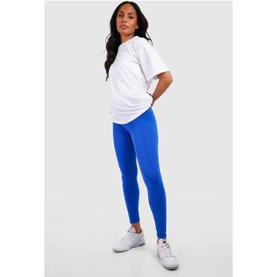 Womens Maternity Ribbed Seamless Leggings - Blue - L, Blue