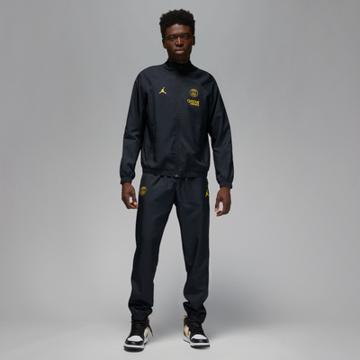 Paris Saint-Germain Strike Fourth Men's Jordan Dri-FIT Woven Football Tracksuit - Black