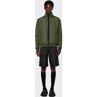 Rains Liner High Neck Jacket - Evergreen