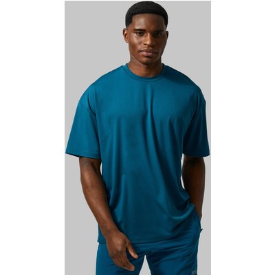 Men's Man Active Gym Oversized Performance T-Shirt - Green - S, Green