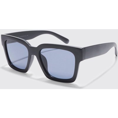 Mens Black Narrow Classic Sunglasses, Black