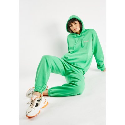 Logo Green Hoodie And Jogger Pant Set