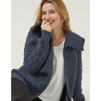 Cabli Cable Long Cardigan