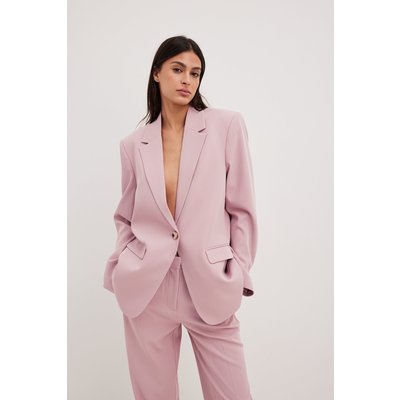 NA-KD Basic Blazer - Pink