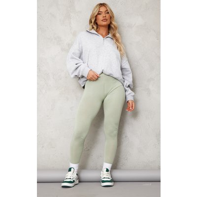 Sage Basic High Waisted Leggings