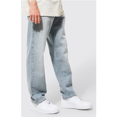 Men's Relaxed Fit Jean With Drawstrings - Grey - 32R, Grey