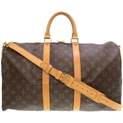 LOUIS VUITTON Monogram Keepall Bandouliere 45 M41418 Boston Bag