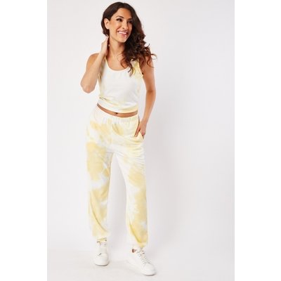 Tie Dyed Top And Joggers Set