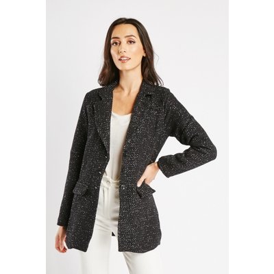 Single Breasted Lurex Blazer